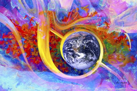 Earth by Ata Alishahi art print