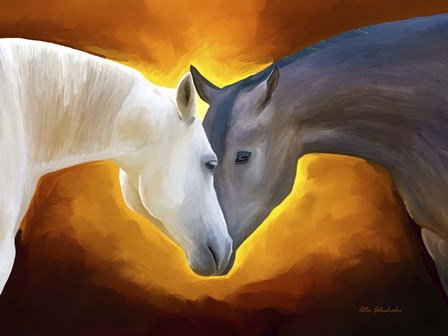 Animal Love by Ata Alishahi art print