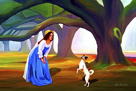 Let&#39;s play by Ata Alishahi art print