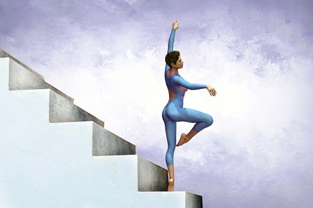 Yoga by Ata Alishahi art print