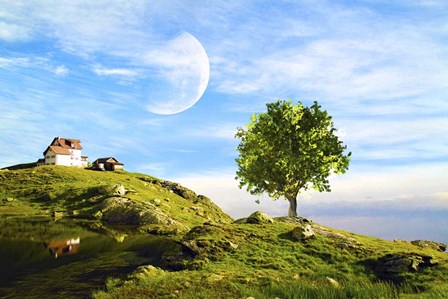 Landscape 10 by Ata Alishahi art print