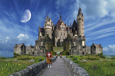 Prince Castel by Ata Alishahi art print