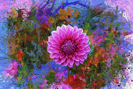 Flower Design 7G by Ata Alishahi art print