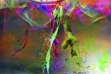 Color Explosion V7 by Ata Alishahi art print