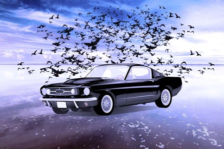 Black Car by Ata Alishahi art print