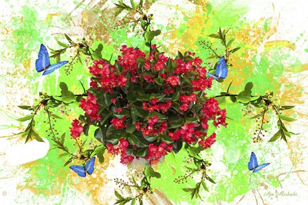 Flower Design M7A by Ata Alishahi art print