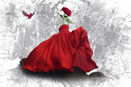 Love and Rose 2A by Ata Alishahi art print