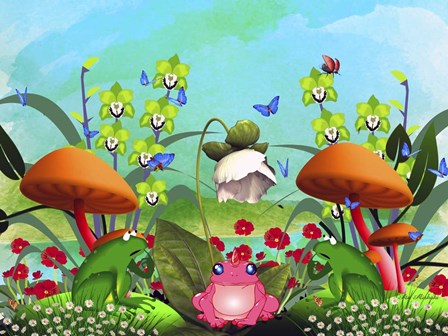 Frogs Queen by Ata Alishahi art print