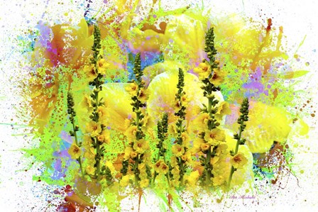 Flowers Explosion SEP1 by Ata Alishahi art print