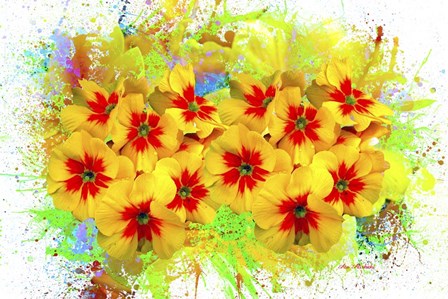 Flowers Explosion SEP2 by Ata Alishahi art print