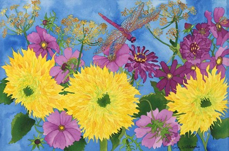 Dragonfly Dissolve Me by Carissa Luminess art print