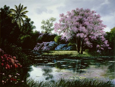 Pink Blossoms by Anthony Casay art print