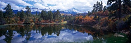 Reflection of Clouds in Water, San Juan Mountains, Colorado by Panoramic Images art print