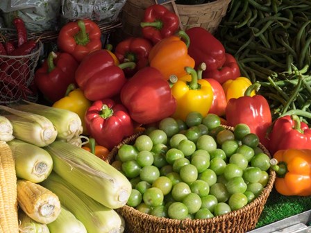 Vegetables for Sale at a Market Stall, Helsinki, Finland by Panoramic Images art print