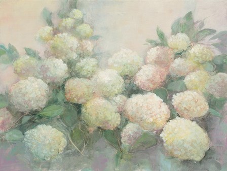 Annabelle Hydrangeas by Julia Purinton art print