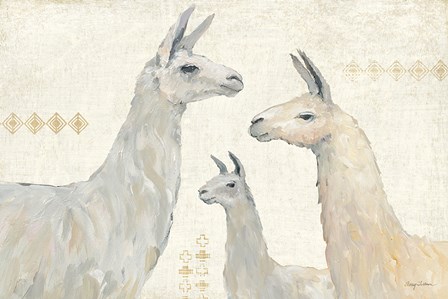 Llama Land IV by Avery Tillmon art print