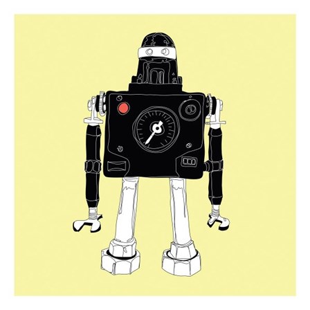 Ninja Robot by Paul McCreery art print