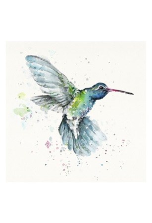 Hummingbird Flurry by Sillier than Sally art print