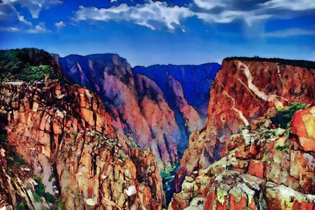 Black Canyon by Lu Anne Tyrrell art print