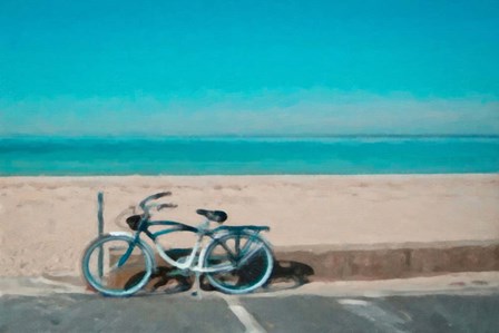 Bike to the Beach by Graffitee Studios art print