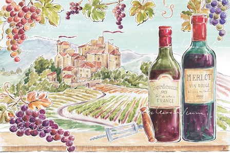Wine Country II by Daphne Brissonnet art print