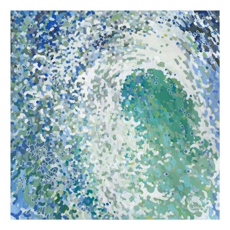 Amazonite Waves by Margaret Juul art print