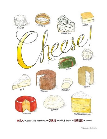 Cheese by Marcella Kriebel art print