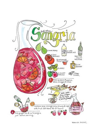 Sangria by Marcella Kriebel art print