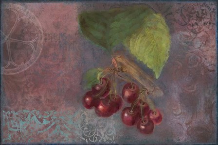 Cherries - Fruit Series by Cora Niele art print