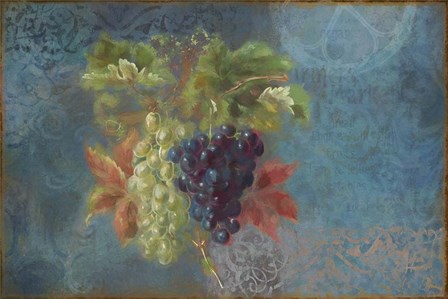 Grapes - Fruit Series by Cora Niele art print