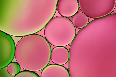 Pink Drops by Cora Niele art print