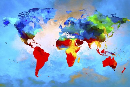 Color Map by Ata Alishahi art print