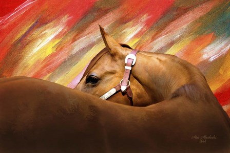 My Love Forhorse by Ata Alishahi art print