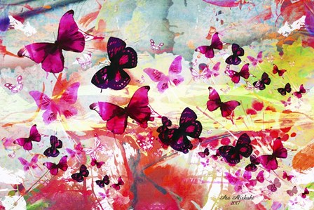 Butterfly Art A7 by Ata Alishahi art print