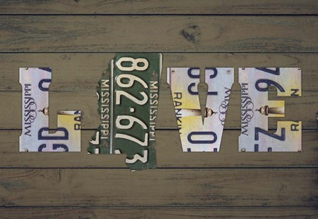 MS State Love by Design Turnpike art print