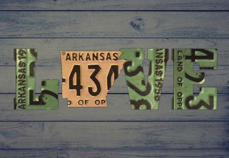 AR State Love 2 by Design Turnpike art print