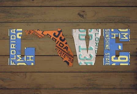 FL State Love by Design Turnpike art print