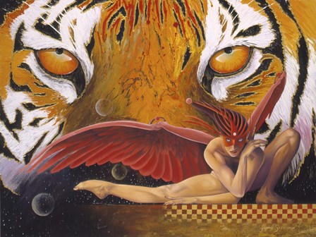 The Tigress by Graeme Stevenson art print