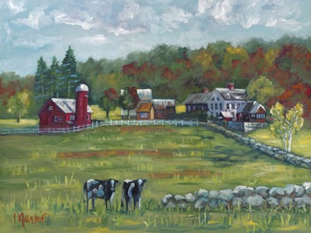 Hints Of Fall by Marnie Bourque art print