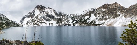Soft Reflection On Sawtooth Lake by Brenda Petrella Photography LLC art print