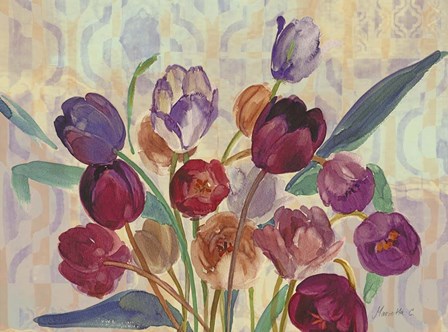 Tulip Bouquet by Marietta Cohen art print