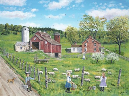 That's My Lamb by Bob Fair art print