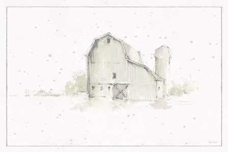 Farm Friends XIV Barn Neutral by Lisa Audit art print