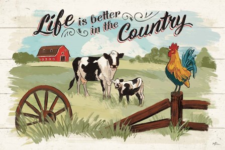 Farm Life I by Janelle Penner art print