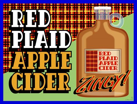 Apple Cider Crate Label by Mark Frost art print