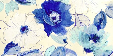 Toile Fleurs by Kelly Parr art print