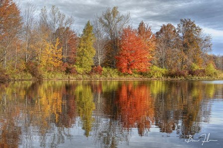 Colors On The Lake by 5fishcreative art print