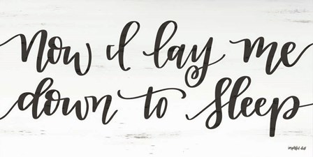 Now I Lay Me Down to Sleep by Imperfect Dust art print