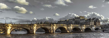 Pont Neuf Paris Black/White by Duncan art print