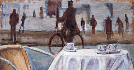 Bicycle Ride by Adolf Llovera art print